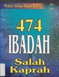 Image of 474 Ibadah salah kaprah