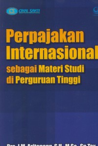 Image of Perpajakan Internasional Sebagai Materi Studi di Perguruan Tinggi