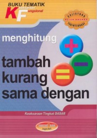 Image of Menghitung Tambah Kurang Sama Dengan
