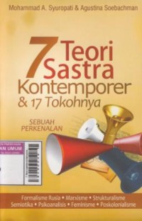 Image of 7 Teori sastra kontemporer & 17 tokohnya
