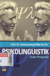 Image of Psikolinguistik : suatu pengantar