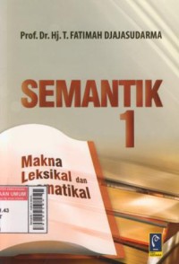 Image of Semantik 1 : makna leksikal dan gramatikal