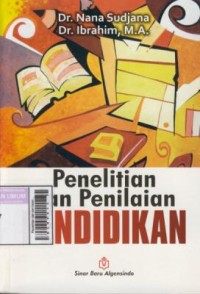 Image of Penelitian dan penilaian pendidikan