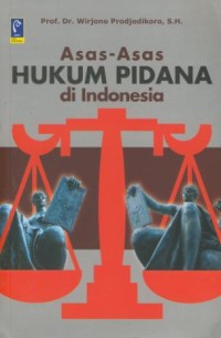 Image of Asas-asas hukum pidana di Indonesia