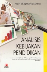 Image of Analisis kebijakan pendidikan
