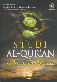 Image of Studi Al-qur'an : metode dan konsep