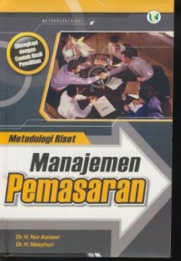 Image of Metodologi riset manajemen pemasaran