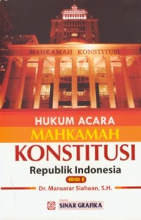 Image of Hukum acara mahkamah konstitusi republik Indonesia edisi 2