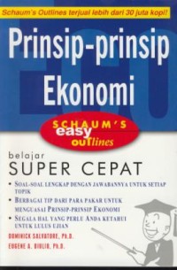 Image of Prinsip-prinsip ekonomi : schaum's aesy outlines