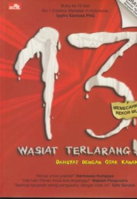 Image of 13 wasiat terlarang ! dahsyat dengan otak kanan