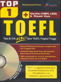 Image of Top 1 toefl : tips & trik rebut sekor toefl tingkat tinggi