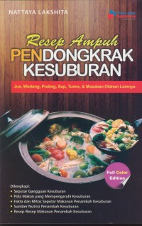 Image of Resep ampuh pendongkrak kesuburan : jus, wedang, puding, sup, tumis & masakan olahan lainnya