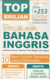 Image of Top brilian percakapan bahasa inggris : langsung lancar, spontan, anti-gagap, anti-gugup