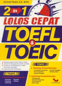 Image of 2 in 1 lolos cepat toefl & toeic