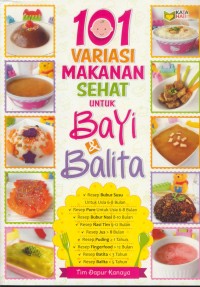 Image of 101 variasi makanan sehat untuk bayi & balita