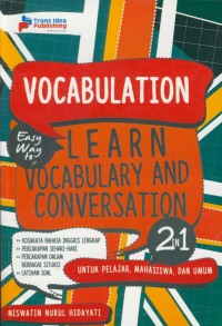 Image of Vocabulation : learn vocabulary and conversation : untuk pelajar, mahasiswa, dan umum