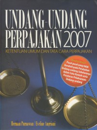 Image of Undang-undang perpajakan 2007