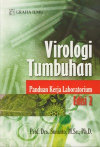 Image of Virologi tumbuhan : panduan kerja laboratorium ed. 1