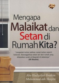 Image of Mengapa malaikat dan setan di rumah kita?