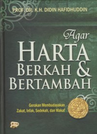 Image of Agar harta berkah & bertambah : gerakan membudayakan zakat, infak, sedekah, dan wakaf