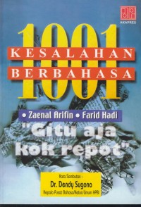 Image of 1001 kesalahan berbahasa