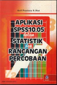 Image of Aplikasi spss 10.05 dalam statistik dan rancangan percobaan