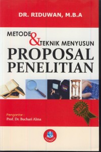 Image of Metode & teknik menyusun proposal penelitian