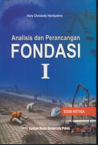 Image of Analisis dan perancangan fondasi I Edisi 3