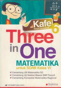 Image of Kafe (karya fenomenal) three in one matematika untuk sd/mi kelas vi
