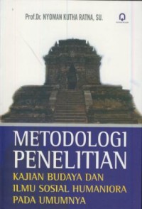 Image of Metodologi penelitian kajian budaya dan ilmu sosial humaniora pada umumnya