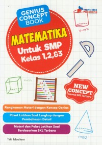 Image of Genius concept book : matematika untuk smp kelas 1, 2, & 3