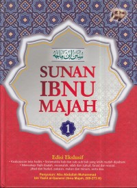 Image of Sunan ibnu majah [Jil. 1]