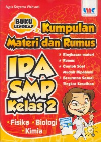 Image of Kumpulan materi dan rumus : ipa smp kelas 2 fisika, biologi dan kimia