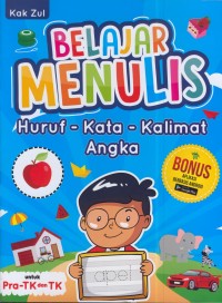 Image of Belajar menulis : huruf - kata - kalimat - angka