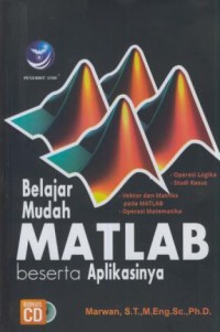 Image of Belajar mudah matlab beserta aplikasinya