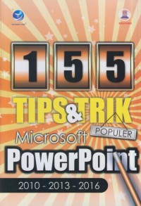 Image of 155 tips & trik populer  microsoft power point 2010-2013-2016