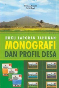 Image of Buku laporan tahunan monografi dan profil desa