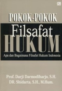 Image of Pokok-pokok Filsafat Hukum : Apa dan Bagaimana filsafat Hukum Indonesia
