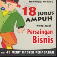 Image of 18 jurus ampuh menyiasati persaingan bisnis