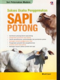 Image of Sukses usaha penggemukan sapi potong