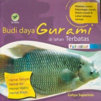 Image of Budidaya gurami di lahan terbatas