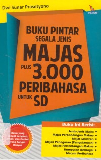 Image of Buku pintar segala jenis majas plus 3.000 peribahasa untuk SD