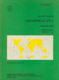 Image of Materi pokok : pendidikan IPS 2-buku iv.3A-modul 1-8