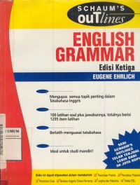 Image of Schaum' outlines : english grammar Ed. 3