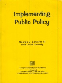 Image of Implementing public policy