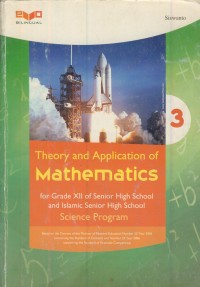 Image of Theory and application of mathematics 3 : for grade xii of senior high school and islamic senior high school scince program