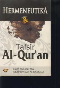 Image of Hermeneutika & tafsir al-qur'an