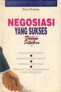 Image of Negosiasi yang sukses dalam sepekan