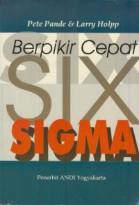 Image of Berpikir Cepat : Six Sigma