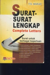 Image of Surat-surat lengkap (complete letters) : surat untuk berbagai keperluan